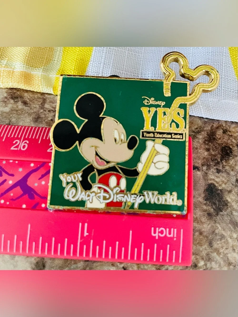 Walt Disney World Pin YES Mickey Mouse Youth Education Series 2007